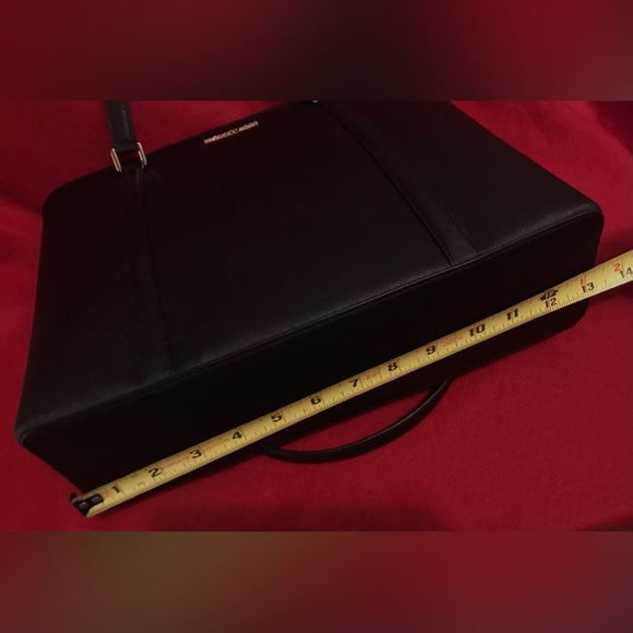 NWT Michael Kors Black Leather Tote Bag - Picture 8 of 16